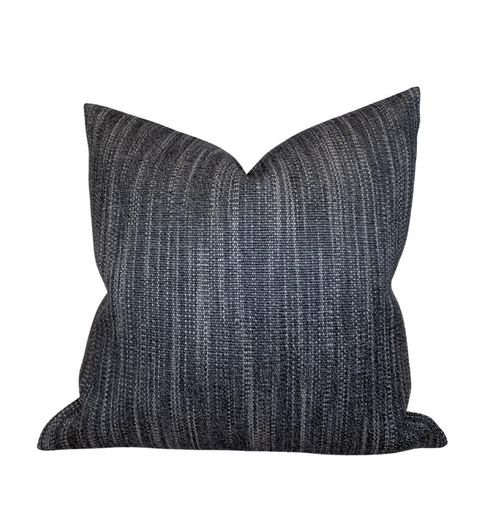 dekowe Pama Pillow Cover in Charcoal Designer Pillows