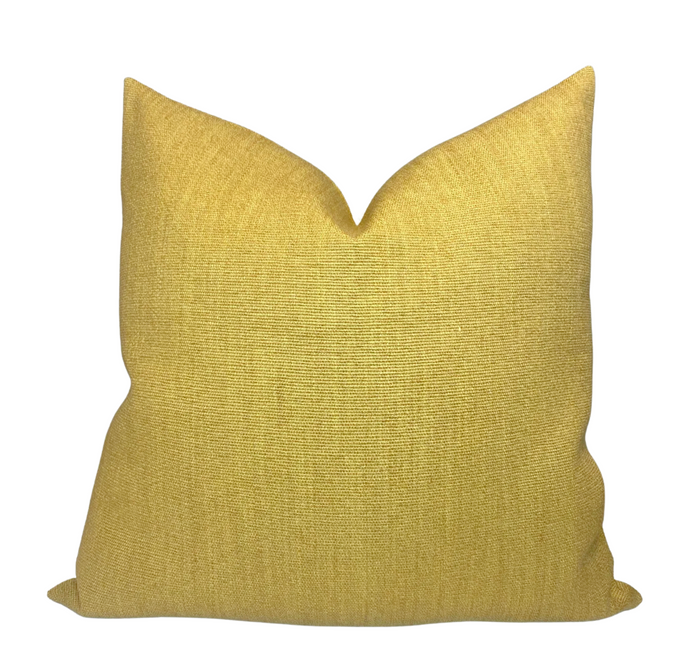 dekowe Pama Pillow Cover in Mustard Designer Pillows