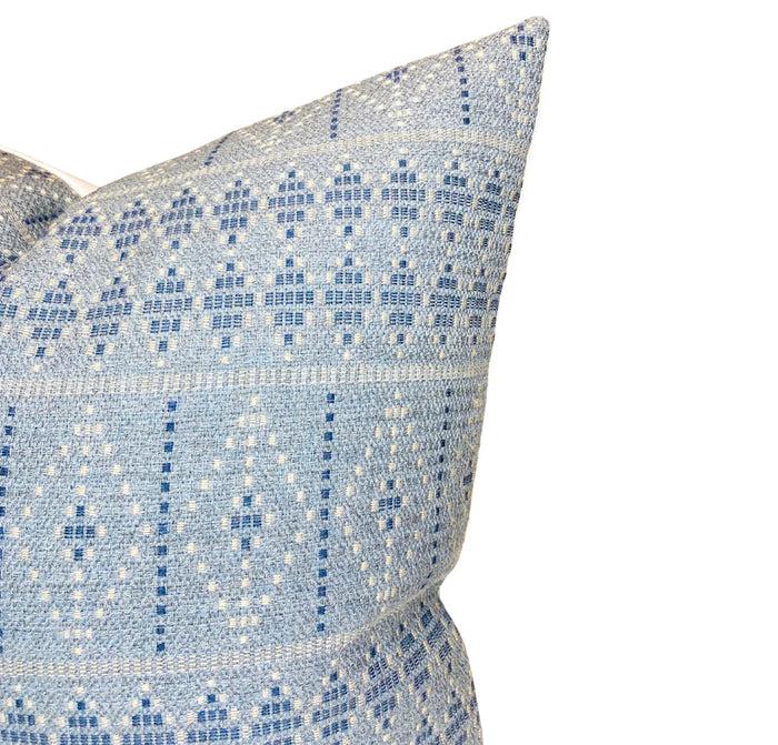 Dekowe Peter Dunham Souk Pillow Cover In Indigo Sky