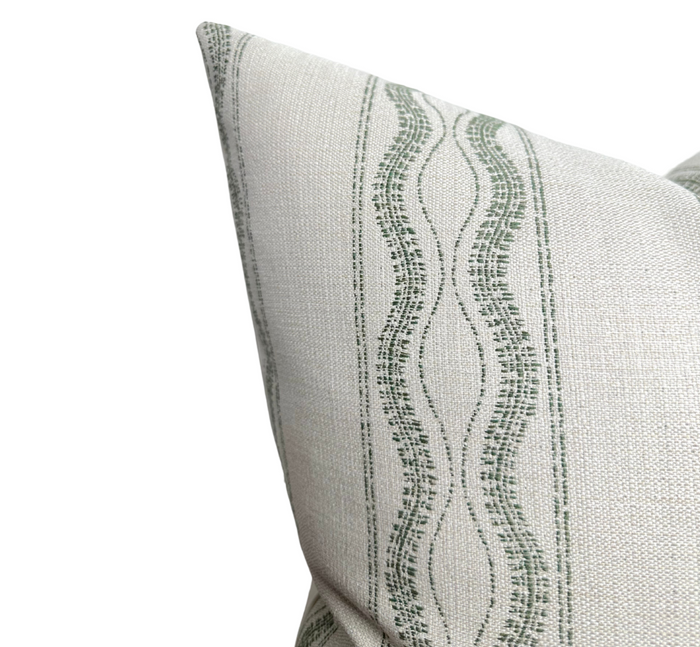 Dekowe Peter Dunham Zanzibar Outdoor Pillow Cover In Moss Indoor/Outdoor Pillows