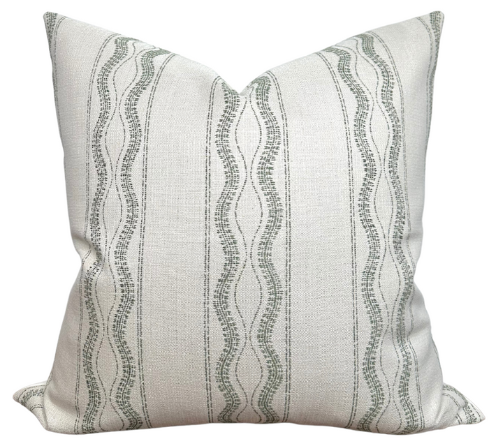 dekowe Peter Dunham Zanzibar Outdoor Pillow Cover in Moss Indoor/Outdoor Pillows