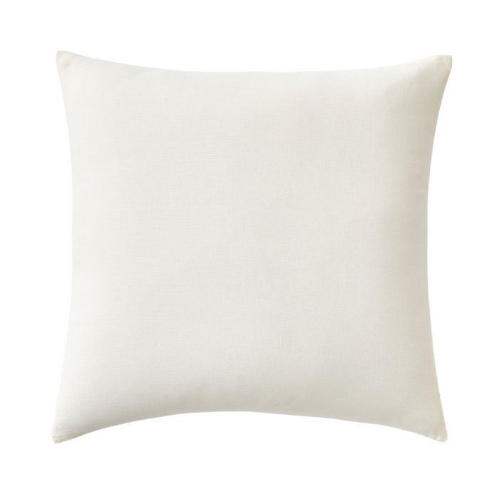 dekowe Piet Performance Linen Pillow Cover in Cream Schumacher Textiles
