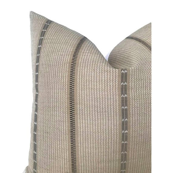 Dekowe Pondi Pillow Cover In Brown Designer Pillows