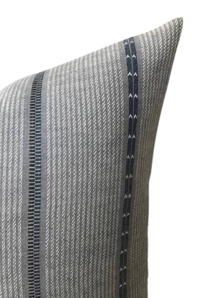 Dekowe Pondi Pillow Cover In Slate Designer Pillows
