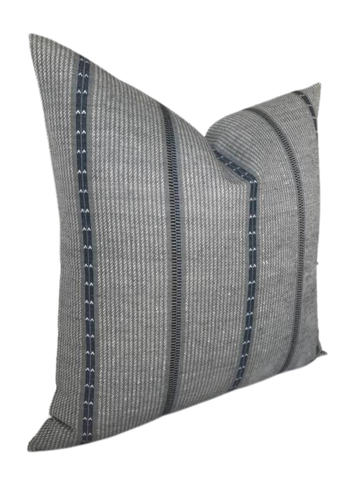 Dekowe Pondi Pillow Cover In Slate Designer Pillows