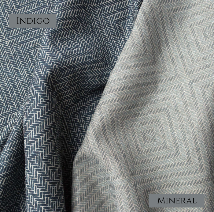 Dekowe Rattan Pillow Cover In Mineral McLaurin + Piercy Textiles