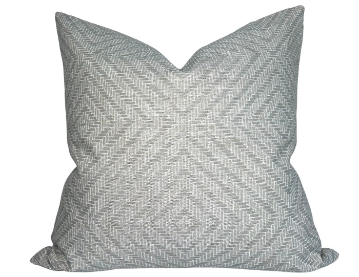 dekowe Rattan Pillow Cover in Mineral McLaurin + Piercy Textiles