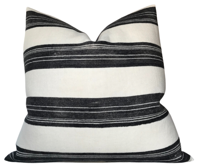 dekowe Ready to Ship 12x16 Askew Pillow Cover in Ivory Onyx