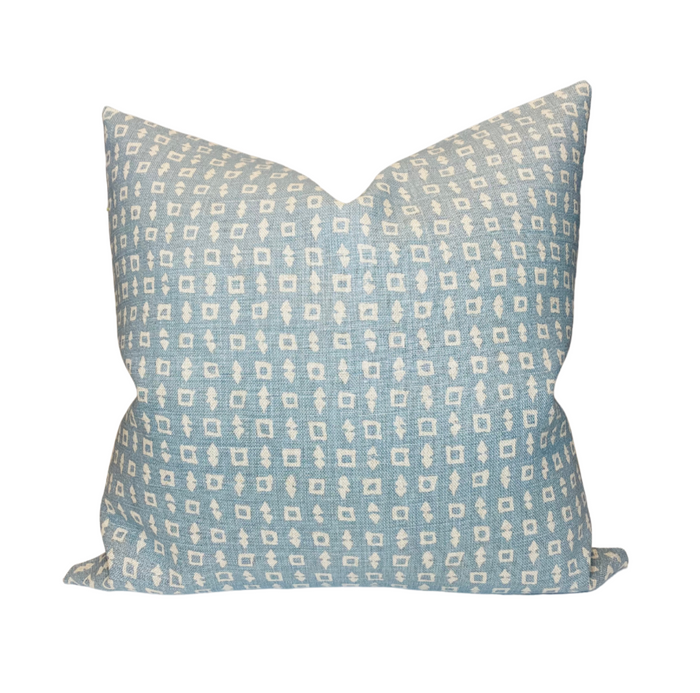 dekowe Ready to Ship 12x16 Peter Dunham WABI Pillow Cover in Blue