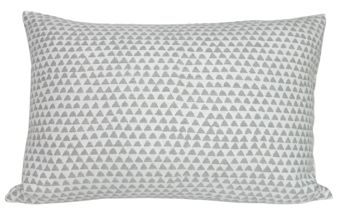Dekowe Ready To Ship 12x20 Huts Pillow Cover In Albatross Grey