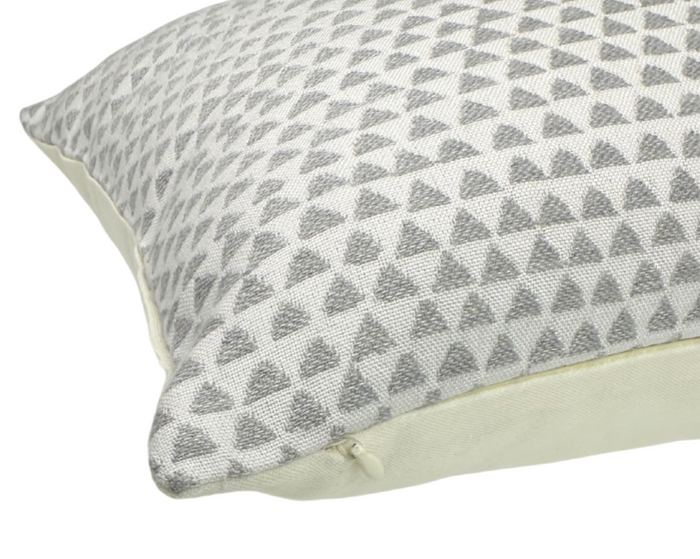 Dekowe Ready To Ship 12x20 Huts Pillow Cover In Albatross Grey