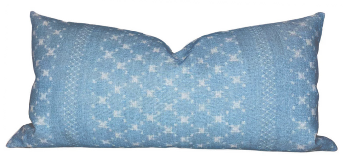 dekowe Ready to Ship 12x24 Nagoya Pillow Cover in Azure