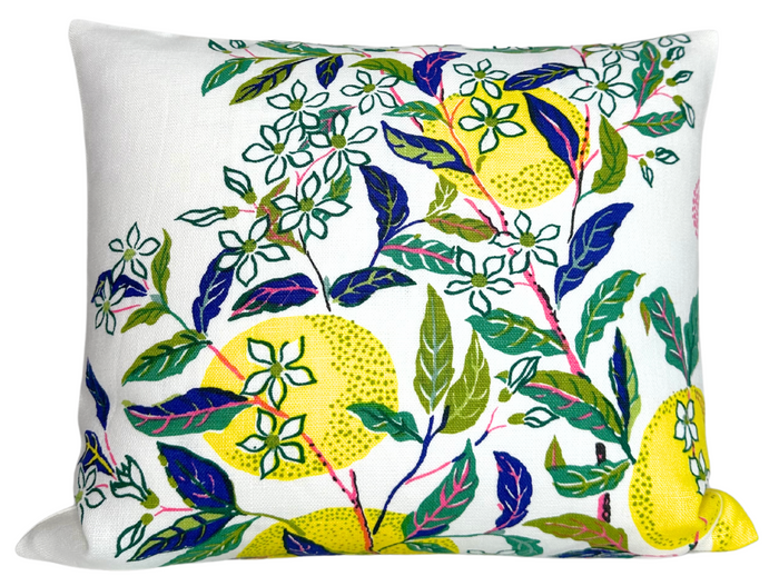 dekowe Ready to Ship 14x18 Citrus Garden Pillow Cover in Lime