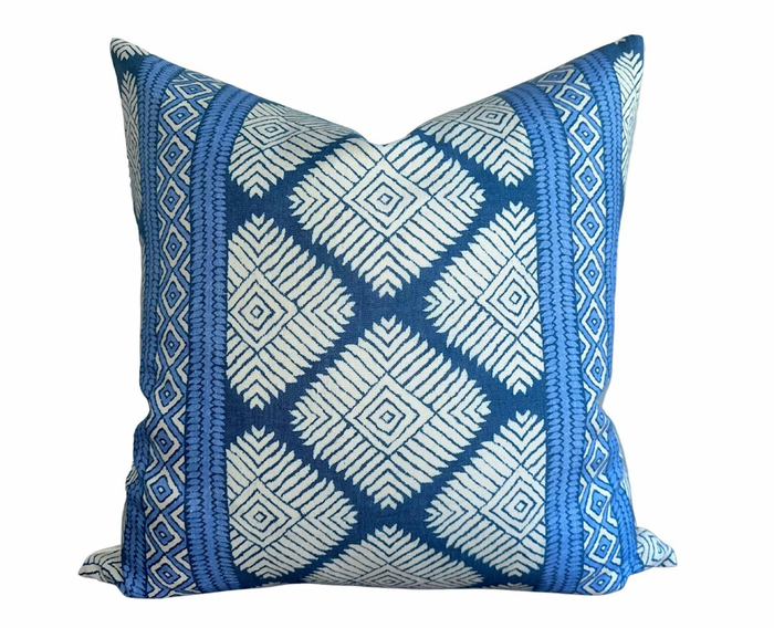 dekowe Ready to Ship 14x20 Austin Pillow Cover in Navy Blue