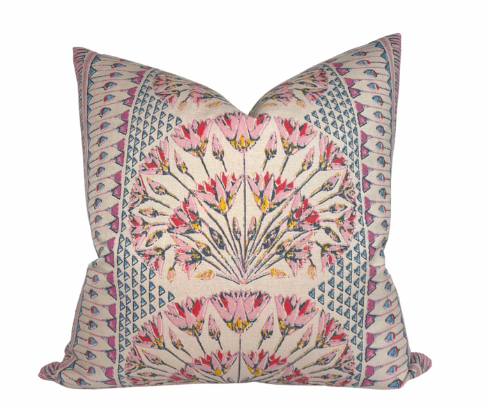 dekowe Ready to Ship 14x24 Cairo Pillow Cover in Pink