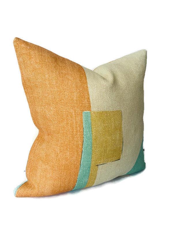Dekowe Ready To Ship 16x16 Kelly Wearstler District Pillow Cover In Tawny