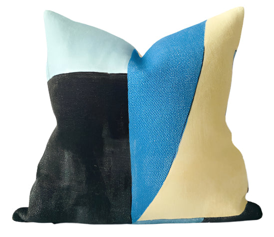 dekowe Ready to Ship 16x16 Kelly Wearstler District Pillow Cover in Cobalt