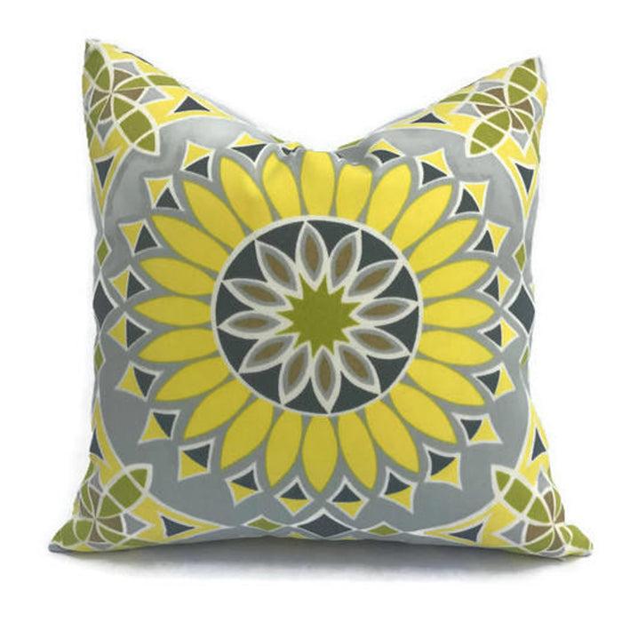 dekowe Ready to Ship 18x18 Trina Turk for Schumacher Soleil Pillow Cover in Driftwood