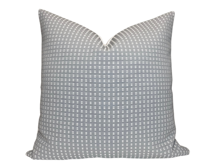 dekowe Ready to Ship 20x20 Biloba Pillow Cover in Grey
