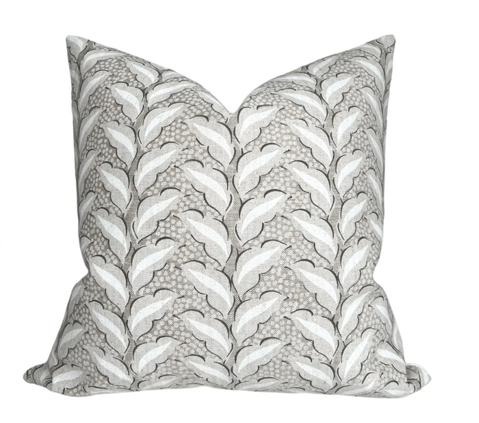 dekowe Ready to Ship 20x20 Cassis Pillow Cover in Quartz