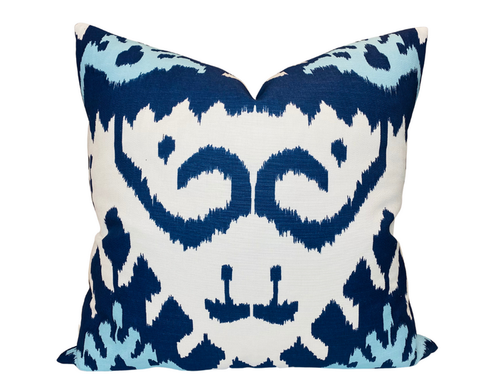 dekowe Ready to Ship 20x20 Kazak Pillow Cover in Navy