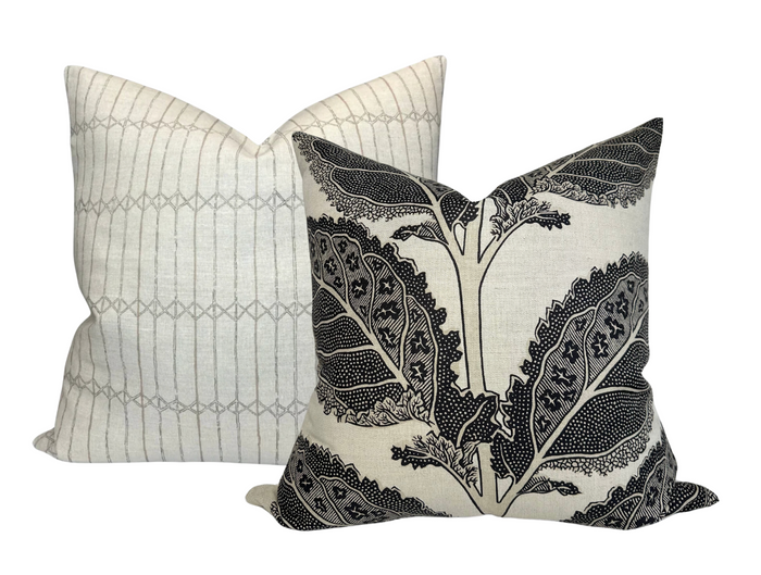 Dekowe Ready To Ship 20x20 Twine Pillow Covers In Sand