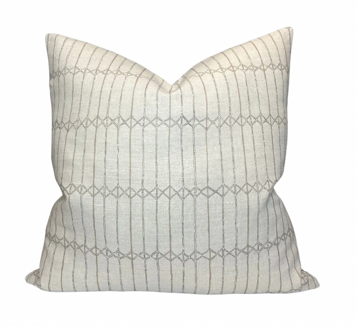 dekowe Ready to Ship 20x20 Twine Pillow Covers in Sand