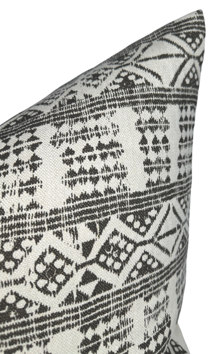 Dekowe Ready To Ship 22x22 Addis Pillow Cover In Java Peter Dunham Textiles