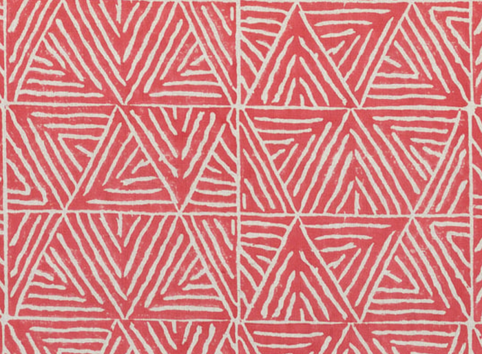 Dekowe Ready To Ship 22x22 Mombasa Pillow Cover In Red