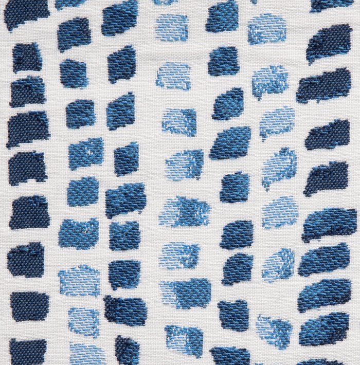 Dekowe Ready To Ship 22x22 Mosaic Pillow Cover In Blue