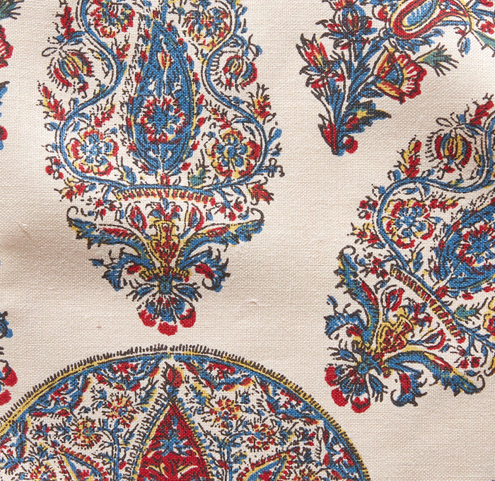 Dekowe Ready To Ship 22x22 Samarkand Pillow Cover In Red Blue Peter Dunham Textiles