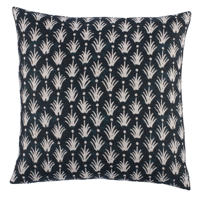 dekowe Reeds Pillow Cover in Indigo McLaurin + Piercy Textiles