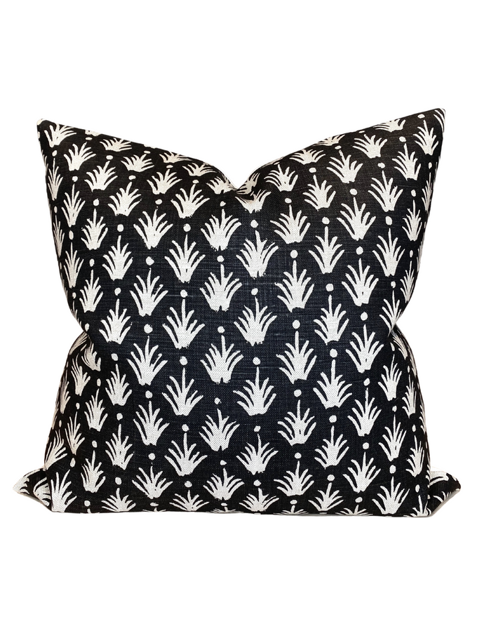 dekowe Reeds Pillow Cover in Jet McLaurin + Piercy Textiles