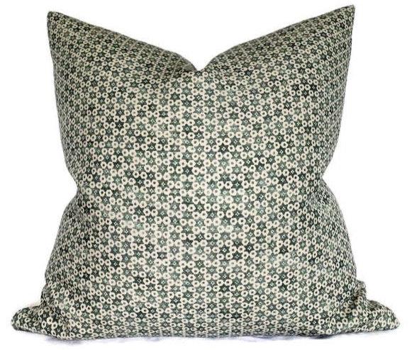 dekowe San Gia Pillow Cover in Green 04 Designer Pillows