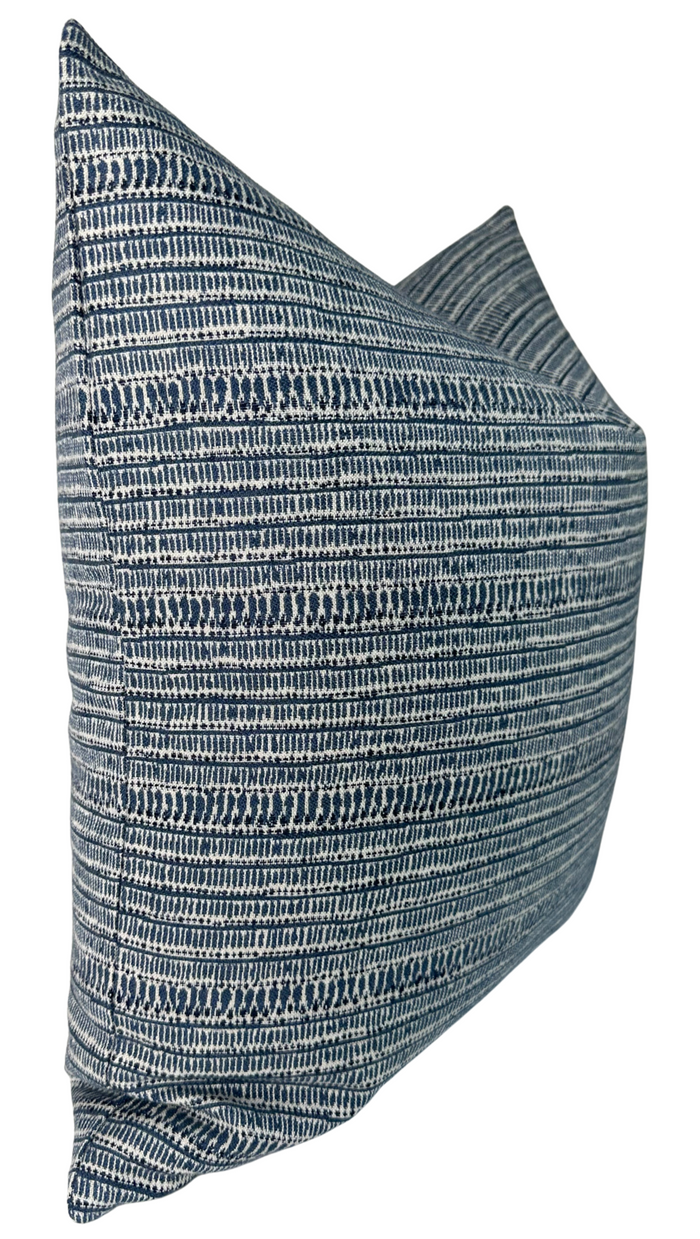 Dekowe Saqqara Pillow Cover In Atlantic Blue Walter G Pillows Decorative Throw Pillows