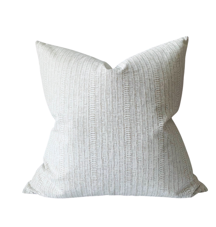 dekowe Saqqara Pillow Cover in Chalk Walter G Pillows Decorative Throw Pillows