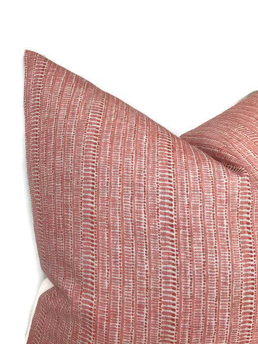 Dekowe Saqqara Pillow Cover In Guava Walter G Pillows Decorative Throw Pillows