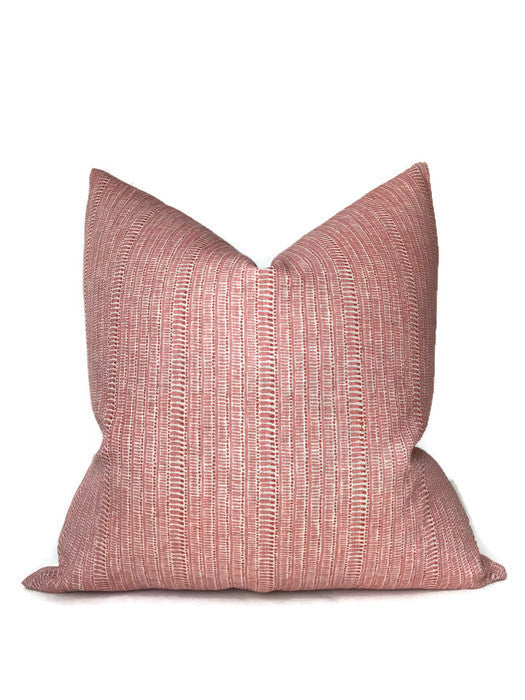 dekowe Saqqara Pillow Cover in Guava Walter G Pillows Decorative Throw Pillows
