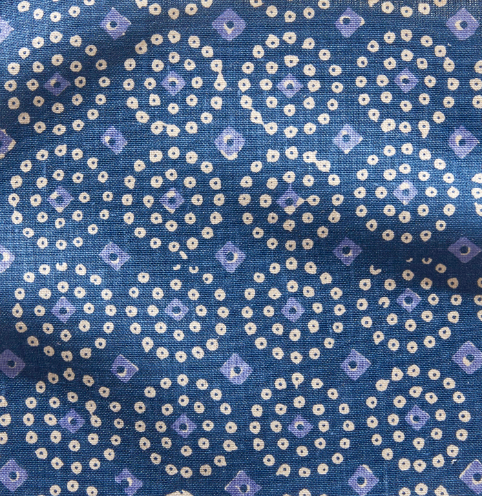 Dekowe Sari Pillow Cover In Indigo Blue Peter Dunham Textiles