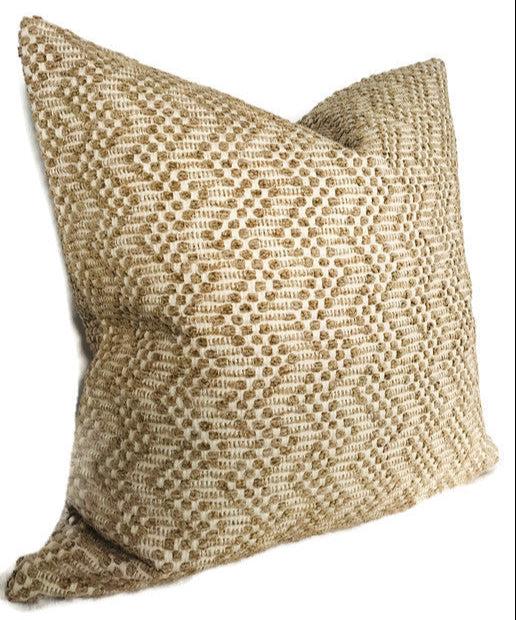Dekowe Schumacher Audley Woven Pillow Cover In Sand