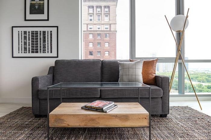 Dekowe Schumacher Bancroft Wool Pillow Cover In Fog Grey