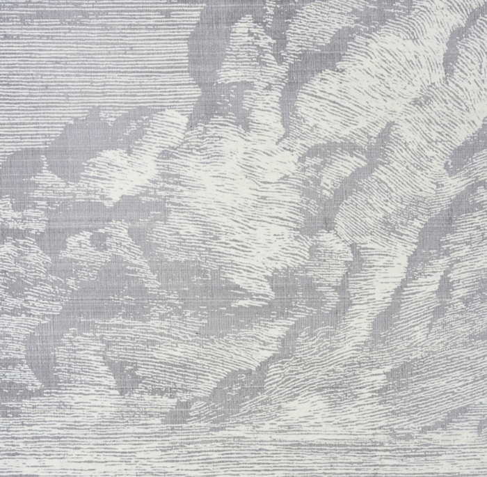 Dekowe Schumacher Cloud Toile Pillow Cover In Fog Grey