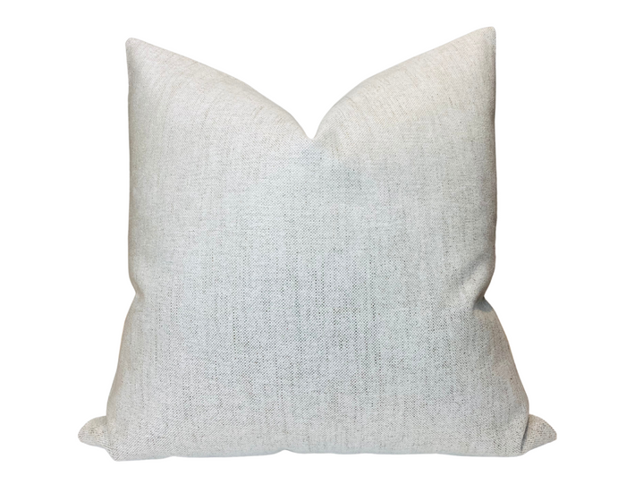 dekowe Schumacher Franco Linen Pillow Cover in Birch