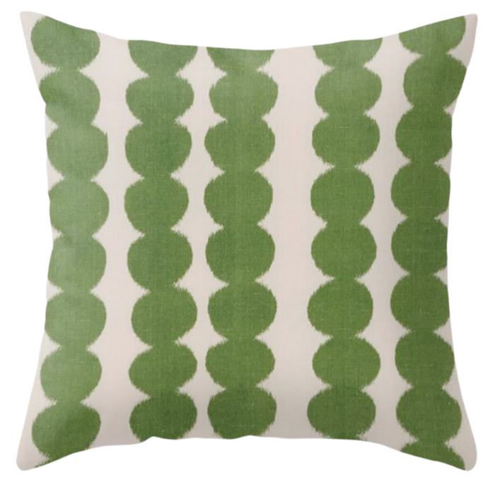 dekowe Schumacher Full Circle Pillow Cover in Green