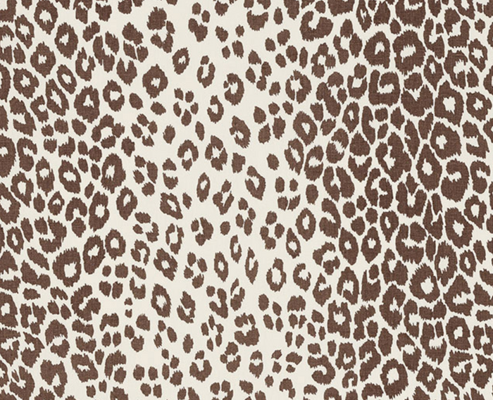 Dekowe Schumacher Iconic Leopard Pillow Cover In Brown