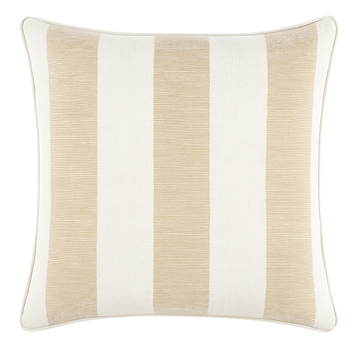 dekowe Schumacher Ketley Stripe Pillow Cover in Natural