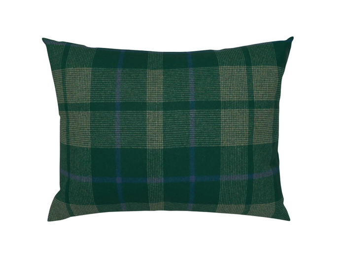 dekowe Schumacher Montana Wool Pillow Cover in Hunter
