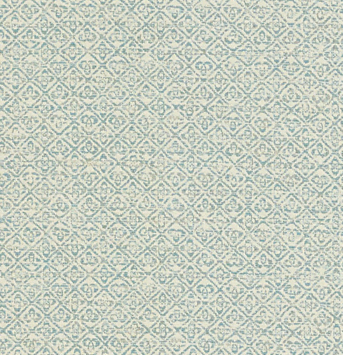 Dekowe Schumacher Sarong Weave Pillow Cover In Mediterranean Blue