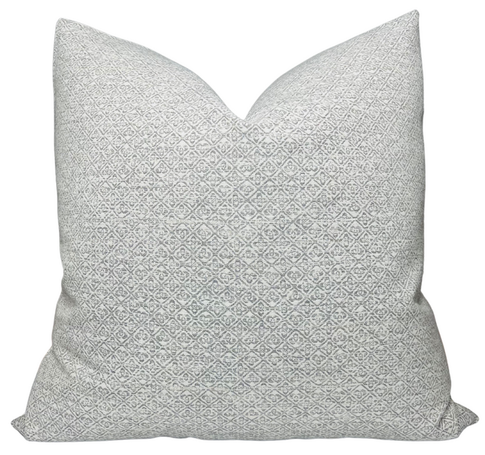 dekowe Schumacher Sarong Weave Pillow Cover in Sea Salt