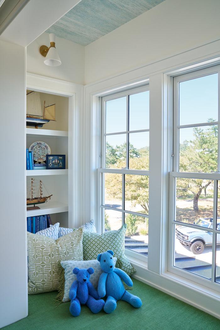 Dekowe Schumacher Serendipity Pillow Cover In Green